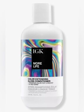 •NEW•IGK More Life Color Extending Gloss Conditioner